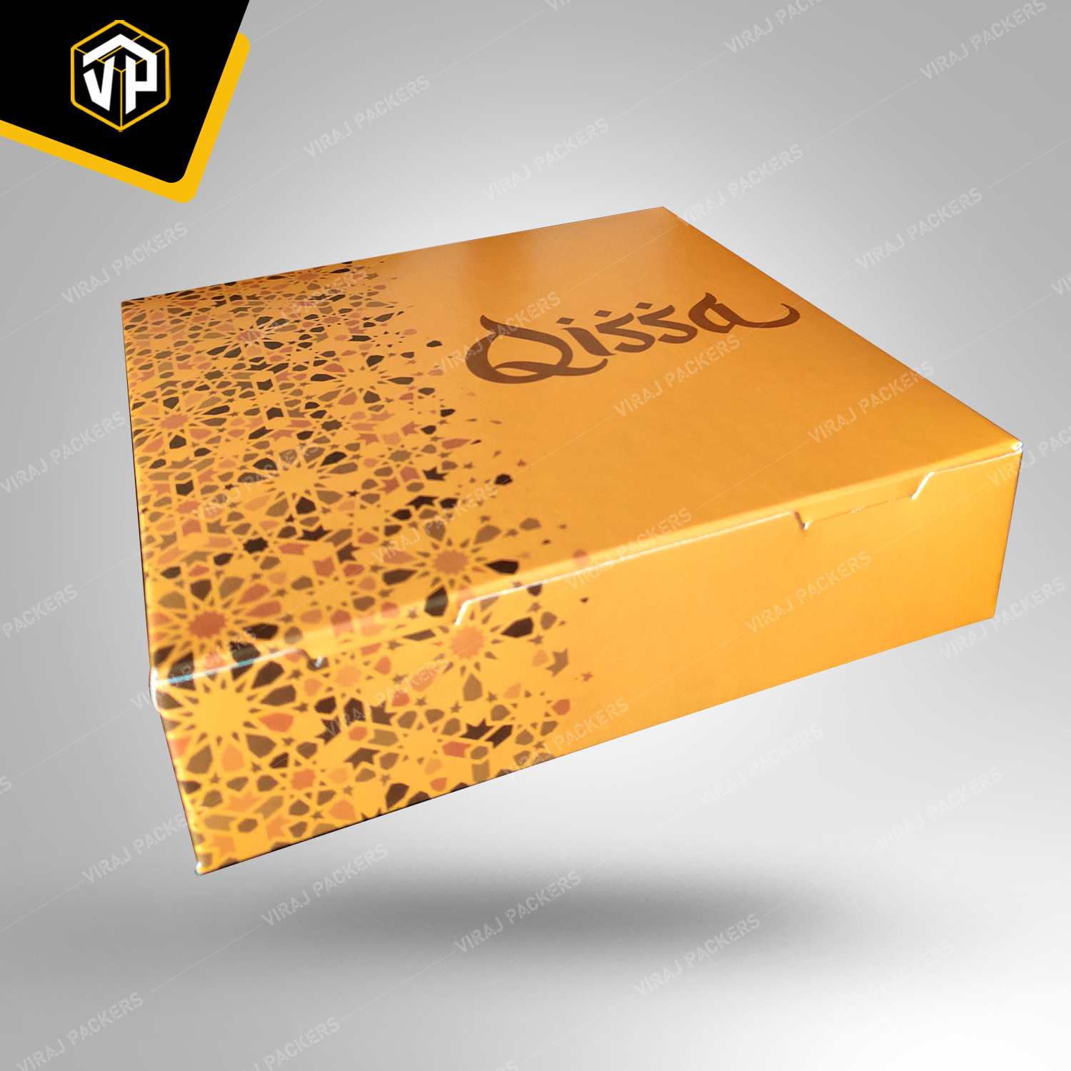 Corrugated Pizza Packaging Box - Eco-friendly Paper Material, Customized Sizes Available | Glossy Lamination, Uv Offset Printing, Secure Closure