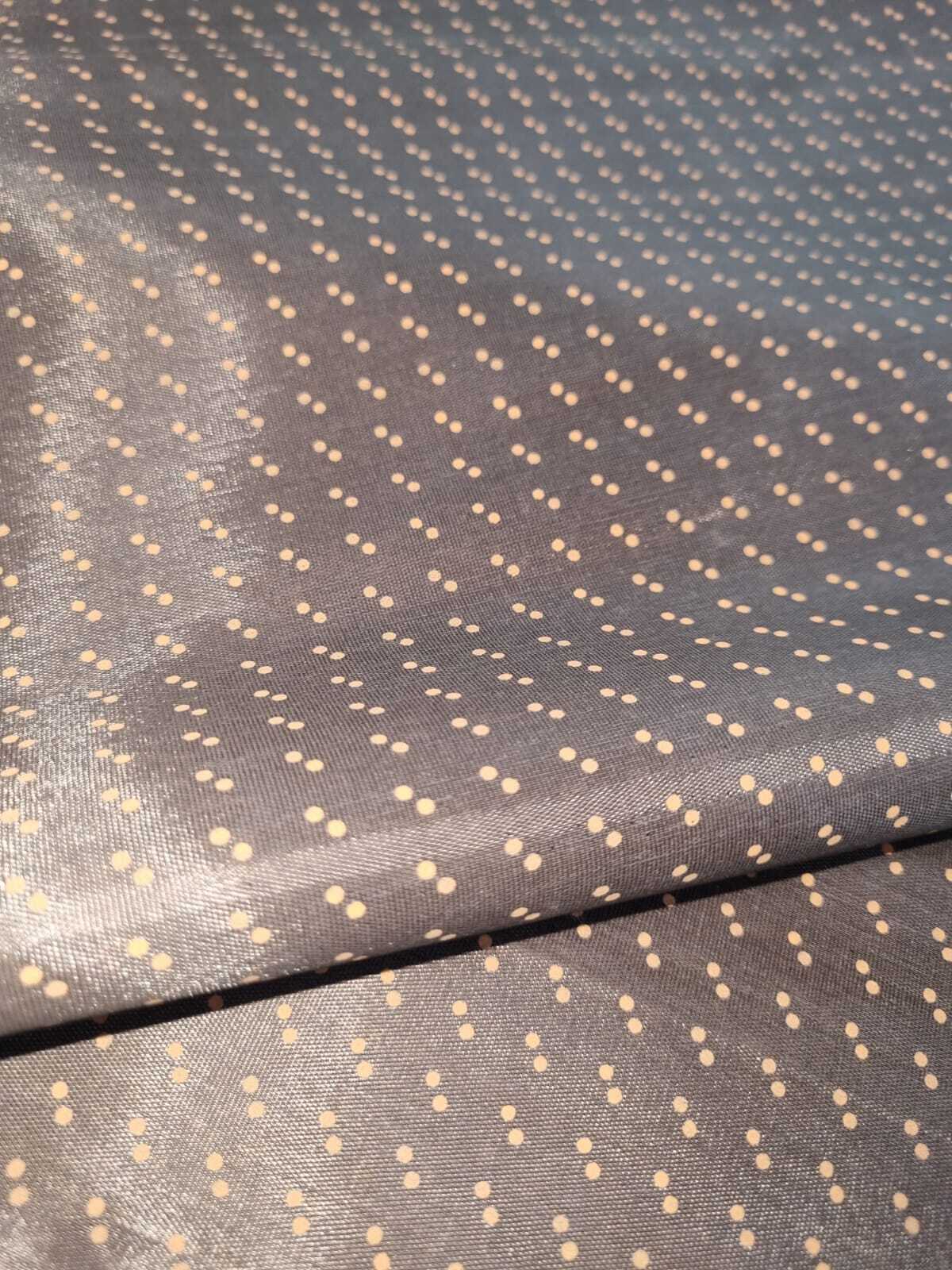 Brown Bindi Astar Taffeta Fabric - 58-60 Inches Wide, Waterproof And Washable, Light Weight And Smooth Texture