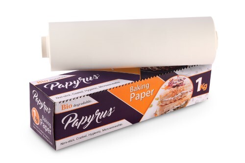 Non Stick Baking Paper - Aluminium, 11 Inch Width, 1 Kilogram Weight | Parchment Paper For Food Wrapping, Oven & Microwave Safe, Customizable Printing