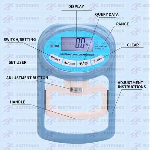 Dynamometer Digital Hand Grip Analyzer Meter