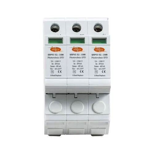 Elmex Dc Spd Type 2 1000v Surge Protection Device - No Of Poles: Triple Pole