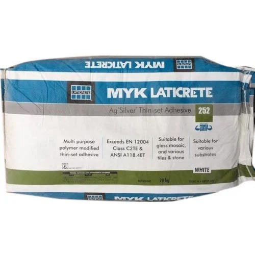 MYK Laticrete 325 Hi Flex 252 Silver पतला सेट एडेसीव