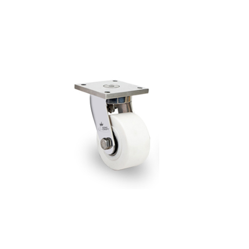 SS स्टड टाइप PTFE कैस्टर व्हील्स