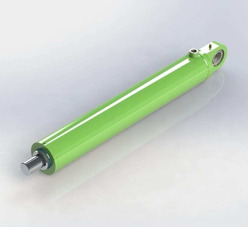 Double Acting Hydraulic Cylinder - Length: 1200 Millimeter (Mm)