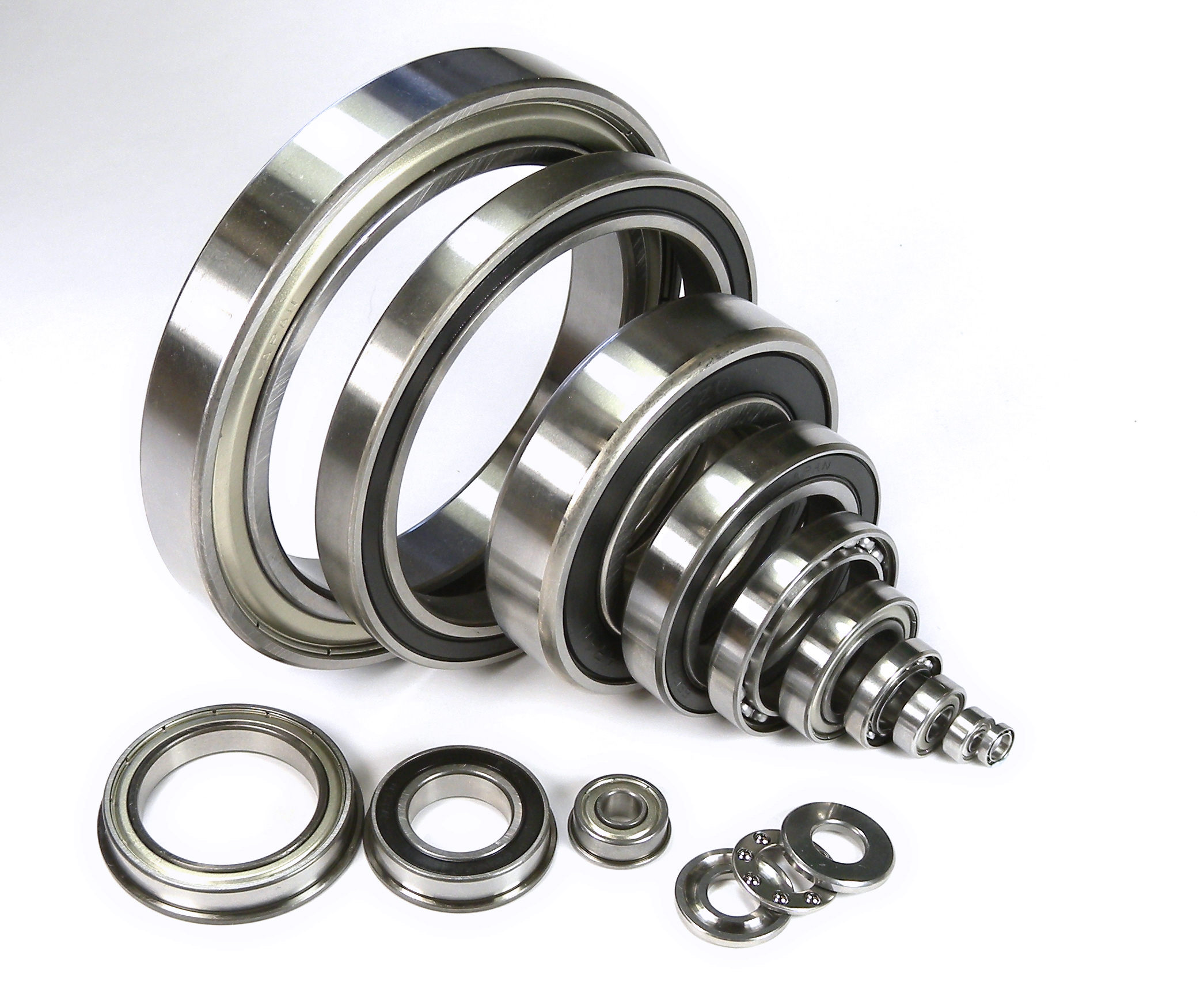 Ezo Bearings - Stainless Steel Miniature & Medium Sized Ball Bearings, Silver Color, Oil Lubrication, Box Seal | Quick Delivery, Skilled Professionals