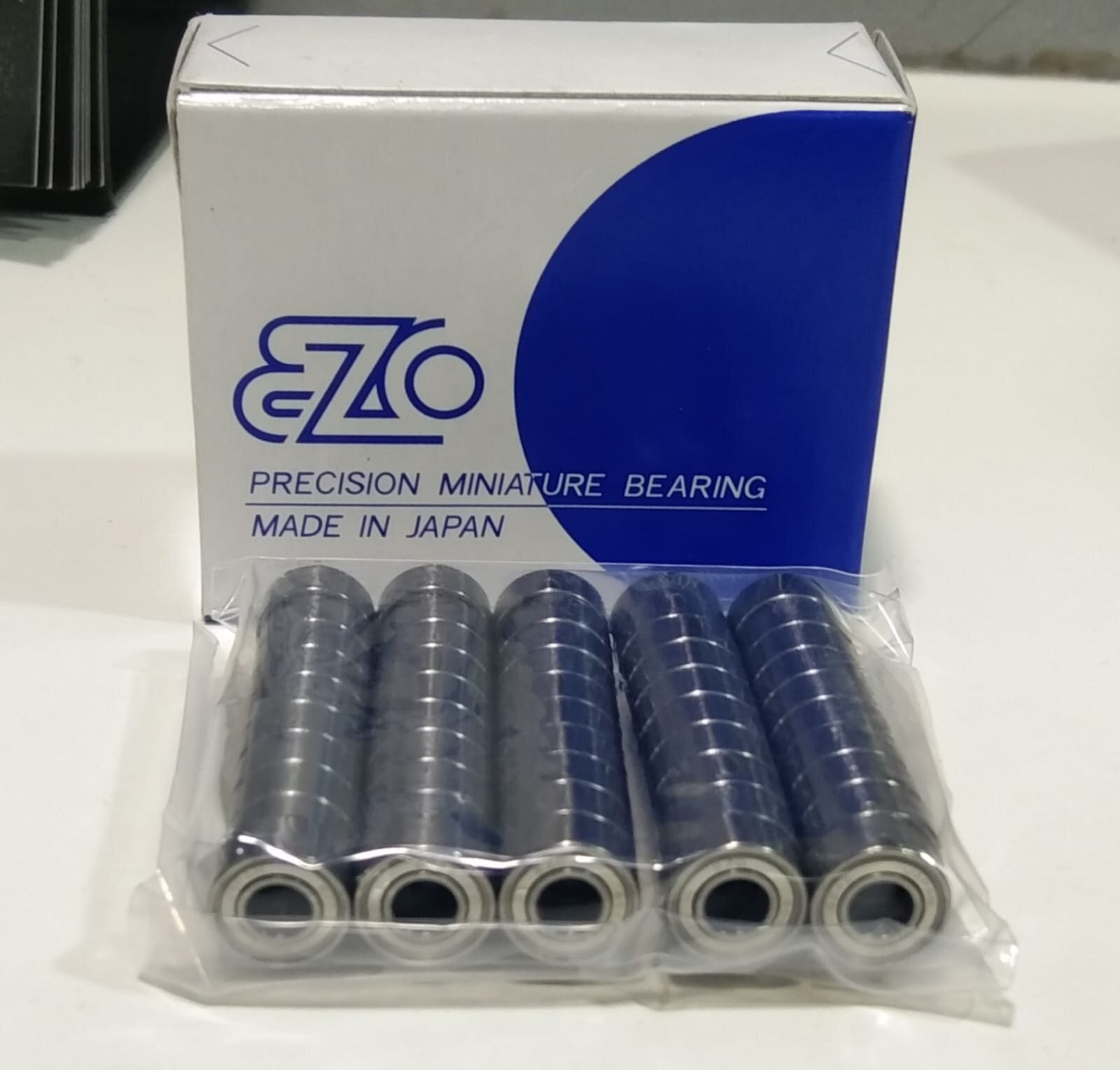 Ezo Bearings - Stainless Steel Miniature & Medium Sized Ball Bearings, Silver Color, Oil Lubrication, Box Seal | Quick Delivery, Skilled Professionals