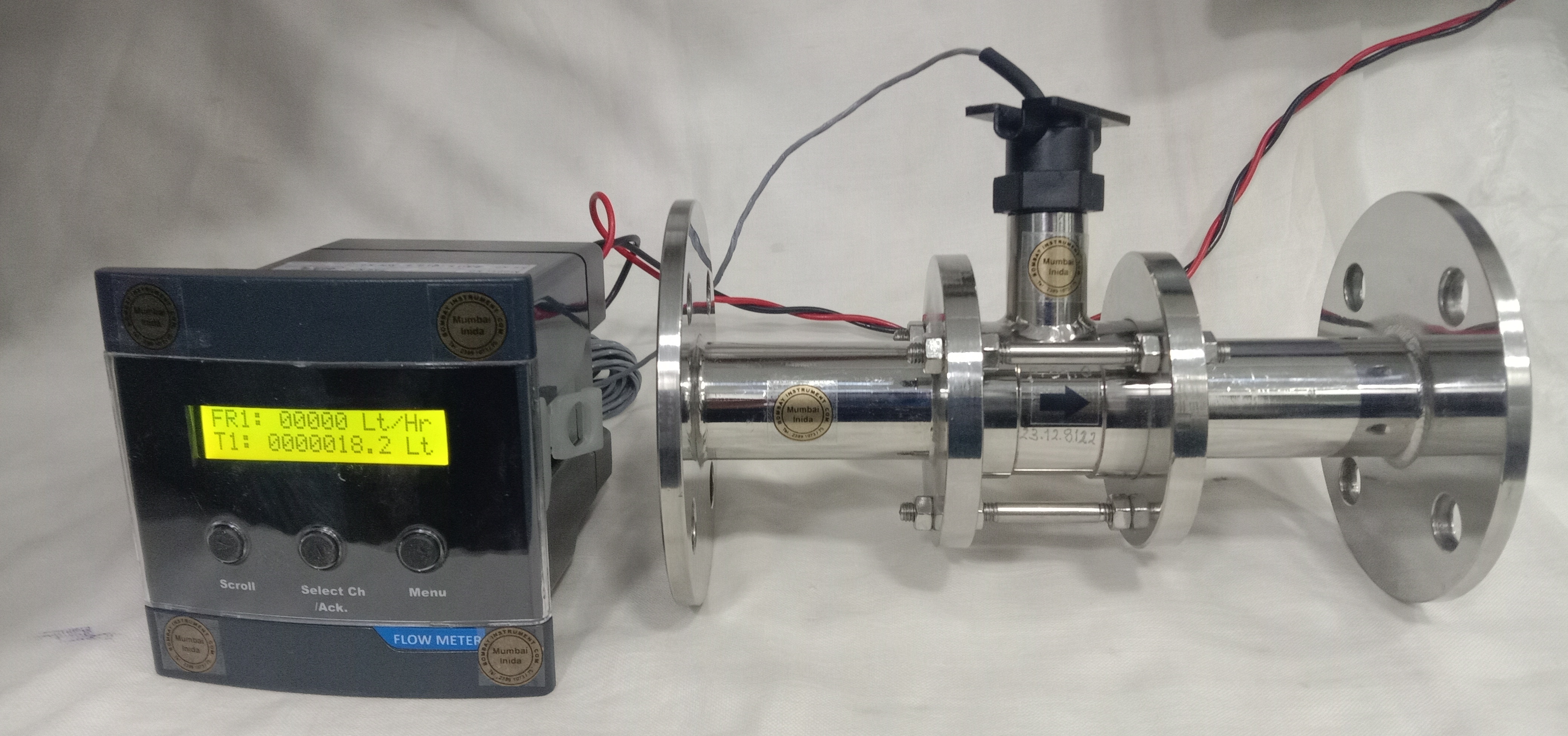 Bimco Flow Meter - 12 To 4 Nb Flange End Ip65 Abs Enclosure, 4-20ma Output, 230v Supply, Water & Non-corrosive Liquid Indication, Accuracy +/-2% Fsd