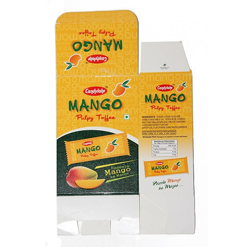 Mango Toffee Chocolate Packaging Box - Finishing: Glossy Lamination
