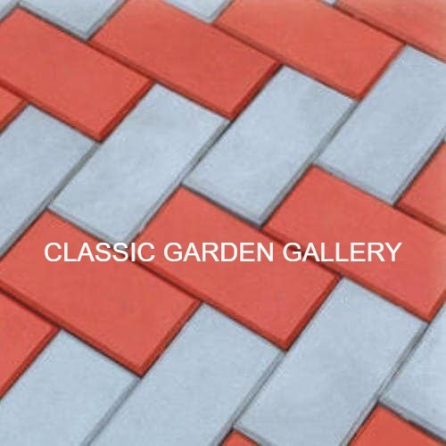 Paver Blocks - Cement Material, 60 Mm & 80 Mm Thickness | Available In White, Red & Black Colors For Durable Outdoor Seating