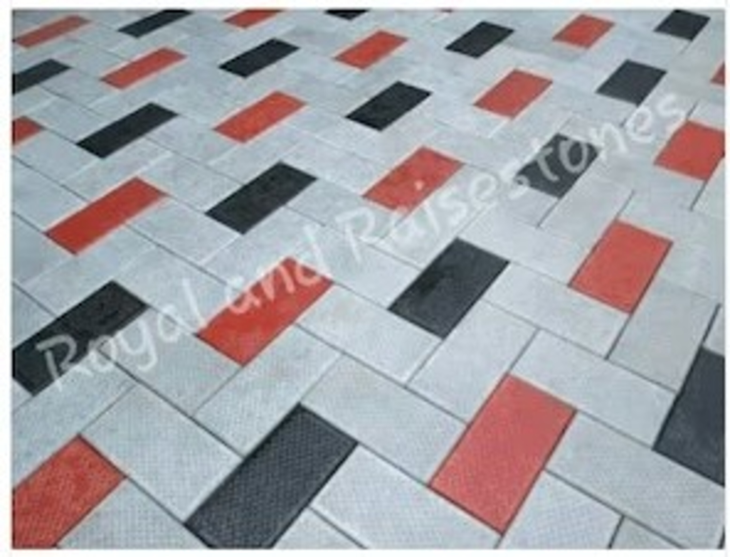 Paver Blocks - Cement Material, 60 Mm & 80 Mm Thickness | Available In White, Red & Black Colors For Durable Outdoor Seating
