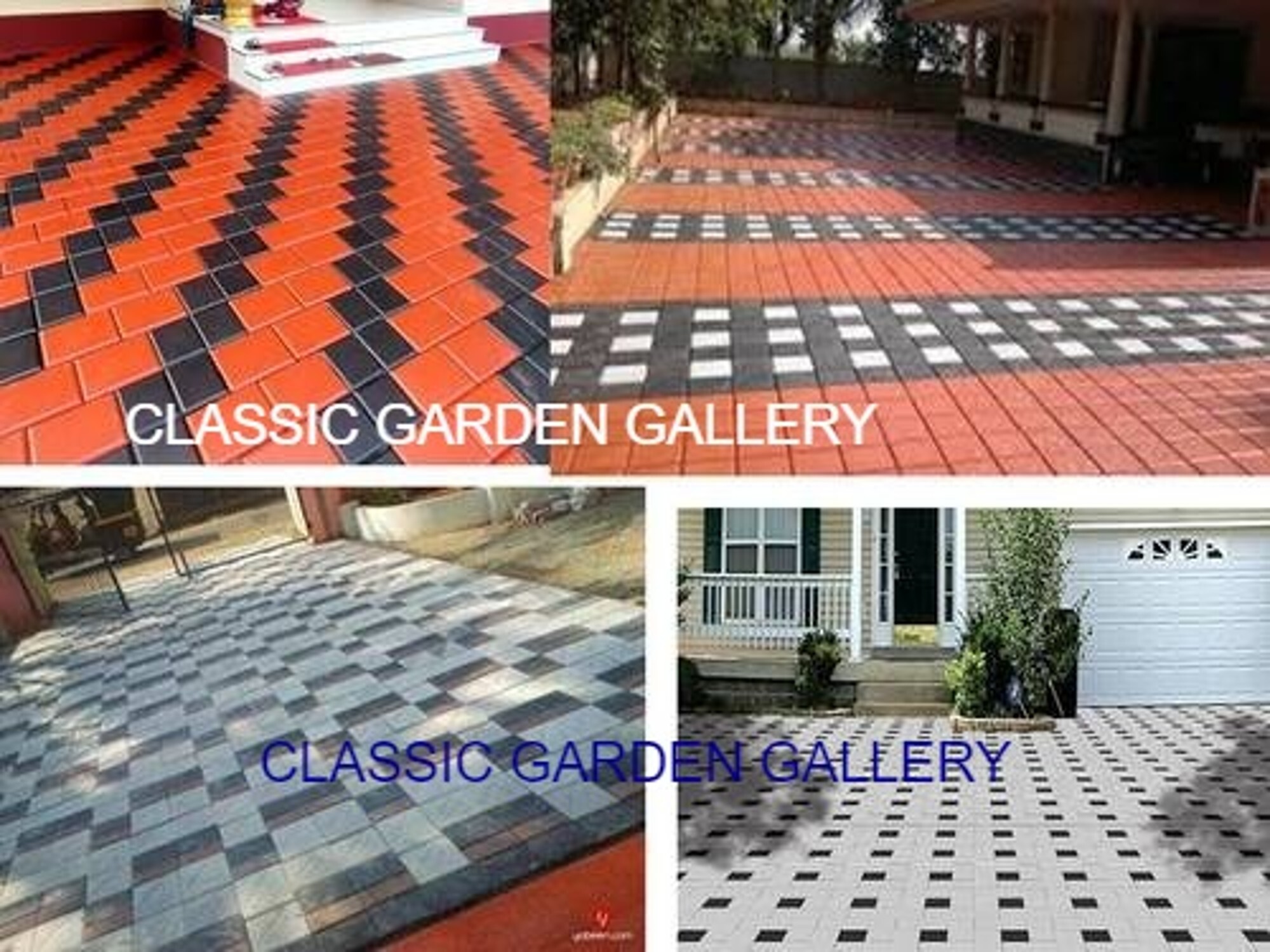 Paver Blocks - Cement Material, 60 Mm & 80 Mm Thickness | Available In White, Red & Black Colors For Durable Outdoor Seating