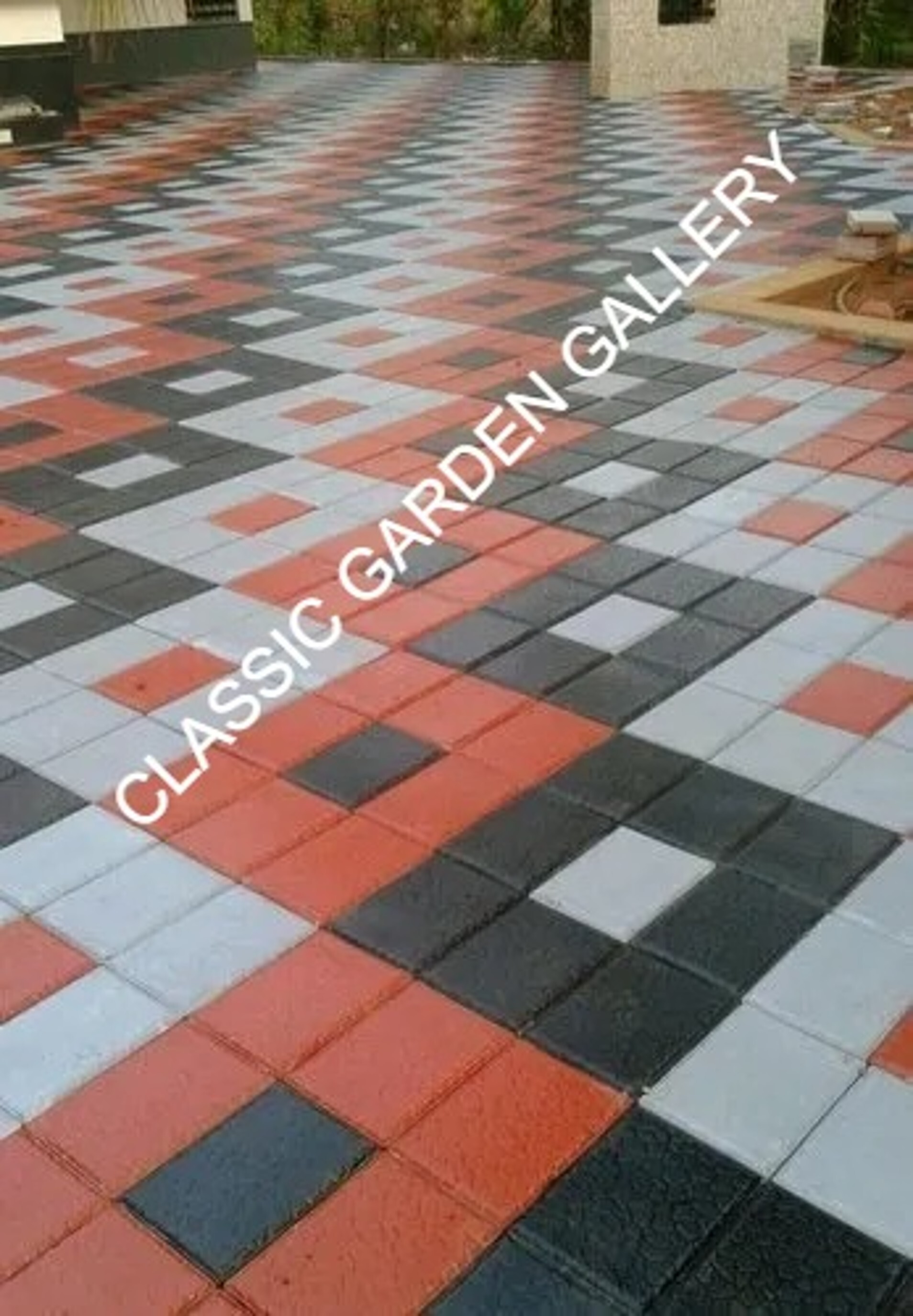 Paver Blocks - Cement Material, 60 Mm & 80 Mm Thickness | Available In White, Red & Black Colors For Durable Outdoor Seating