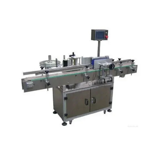 Automatic Round Bottle Self Adhesive Sticker Labelling Machine - Feature: High Efficiency