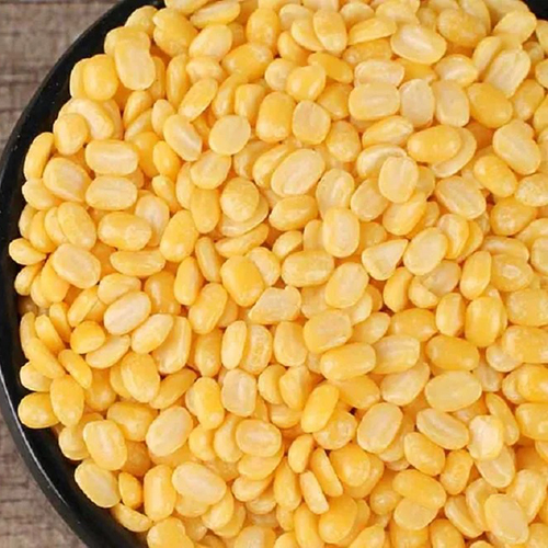 Moong Dal - Whole Dried Pulses, Organic Yellow Round Lentils with High Nutritional Value