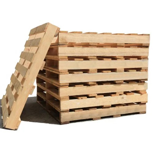 Hardwood Pallets - Various Sizes , Solid Box Style with Brown Finish