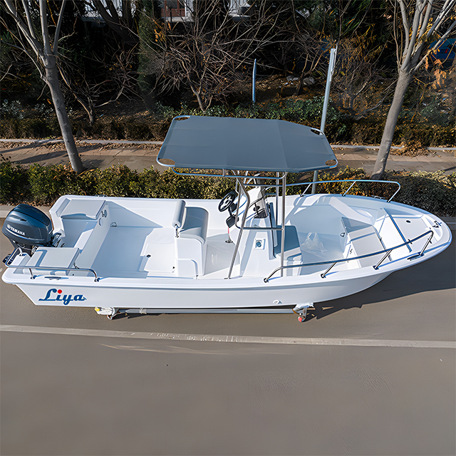 Liya 5.8m Fiberglass Panga Motor Boat - 19 Feet, 8 Capacity | New Outboard Engine, Ideal For Fishing And Water Work