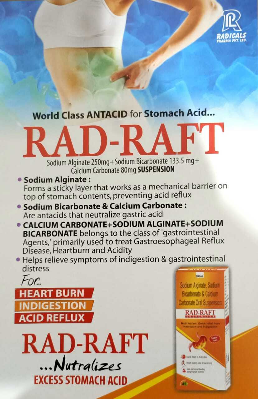 Raft Suspension - Drug Type: General Medicines