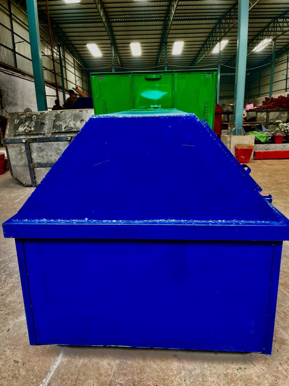 Iron Dustbin (Garbage Container) - Application: Industrial