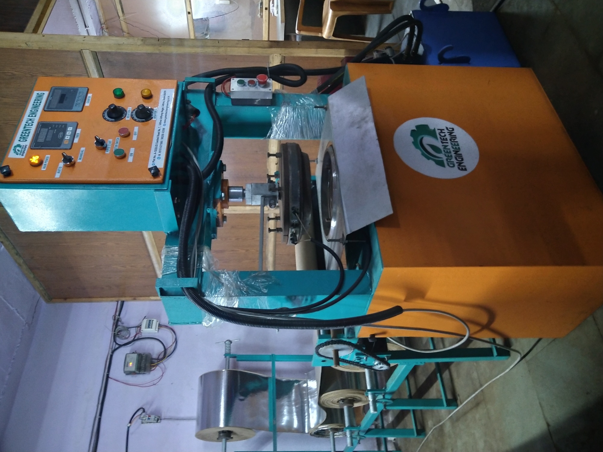 Fully Automatic Hydraulic Partition Plate Making Machine - Warranty: One Year Of Motor