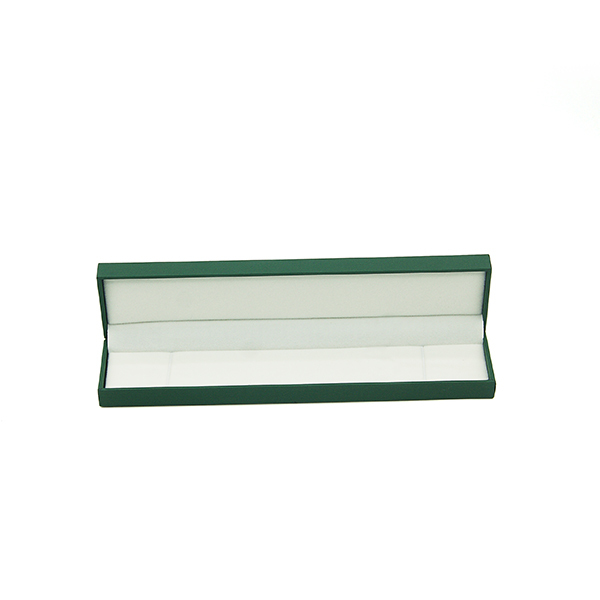 Matrix Elegant Pu Leatherette Wrapped Sharp Corner Plastic Jewelry Box - 220mm X 50mm X 22mm, Customizable Design For Jewelry, Cosmetics, Perfume, And Accessories Storage