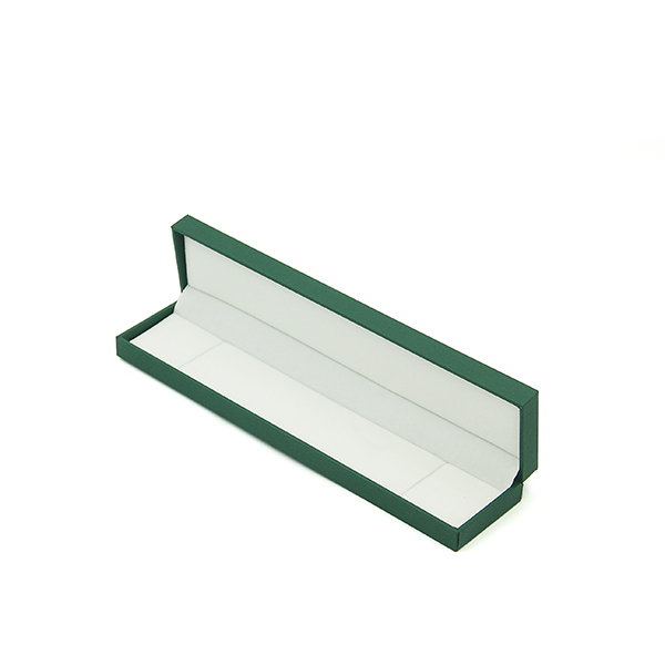 Matrix Elegant Pu Leatherette Wrapped Sharp Corner Plastic Jewelry Box - 220mm X 50mm X 22mm, Customizable Design For Jewelry, Cosmetics, Perfume, And Accessories Storage