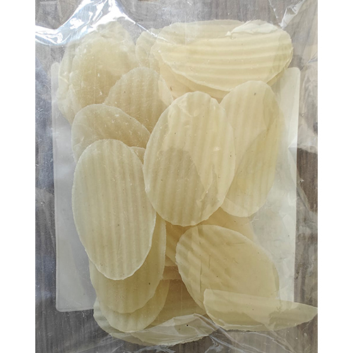 Premium Mini Wavy Papad - Ingredients: Dehyderated Potato