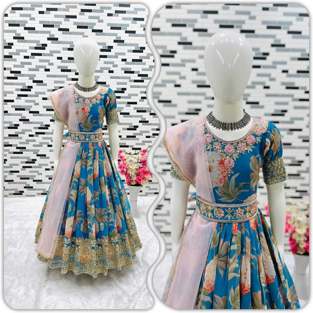 Kids Gown By Fabzone Exporter