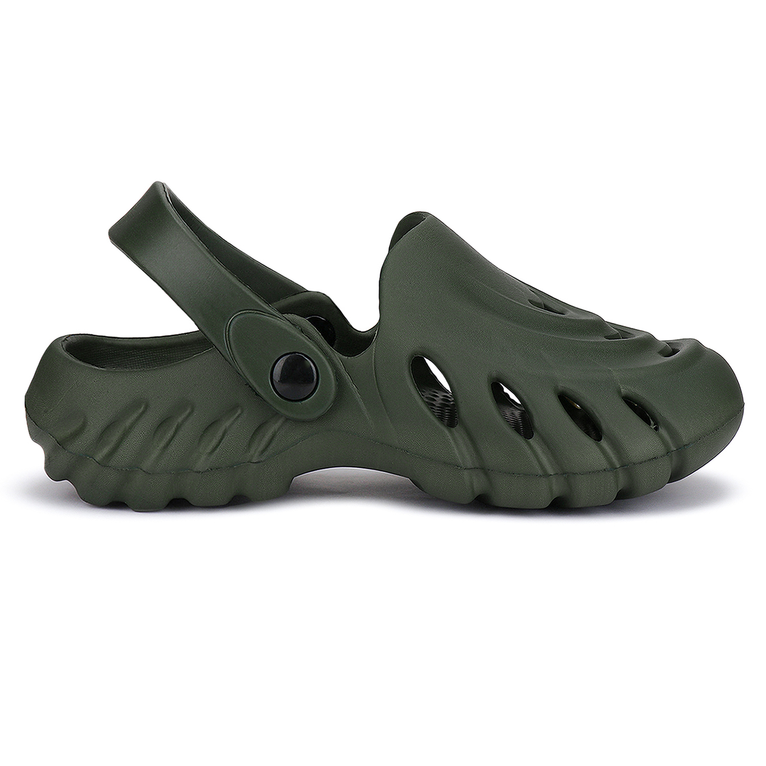 Bersache Lightweight Stylish Clog With High Quality Sole(6009) - Eva Material, Size 6x10, Green Color | Slip-on Style For All Seasons - Casual & Trendy Comfort