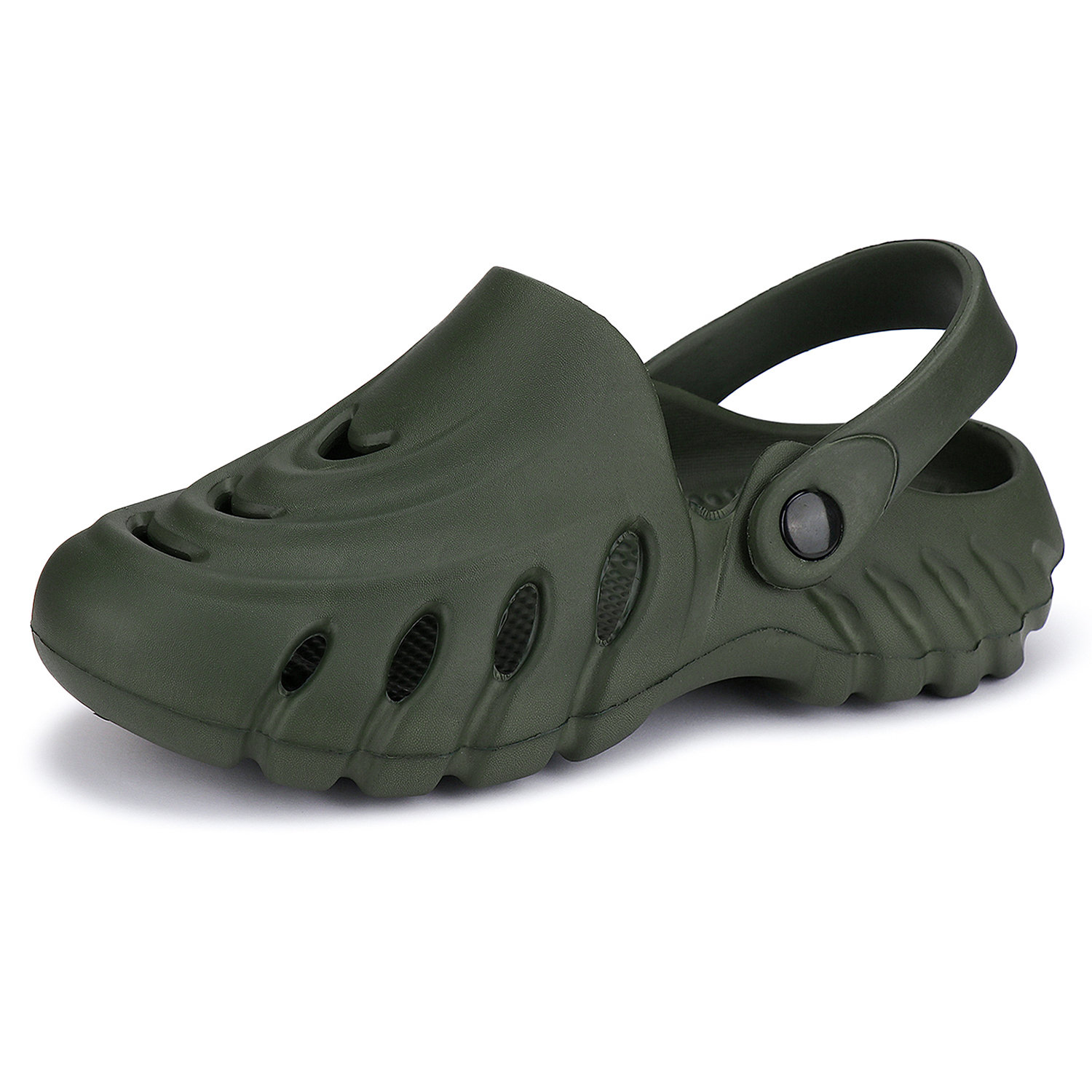 Bersache Lightweight Stylish Clog With High Quality Sole(6009) - Eva Material, Size 6x10, Green Color | Slip-on Style For All Seasons - Casual & Trendy Comfort