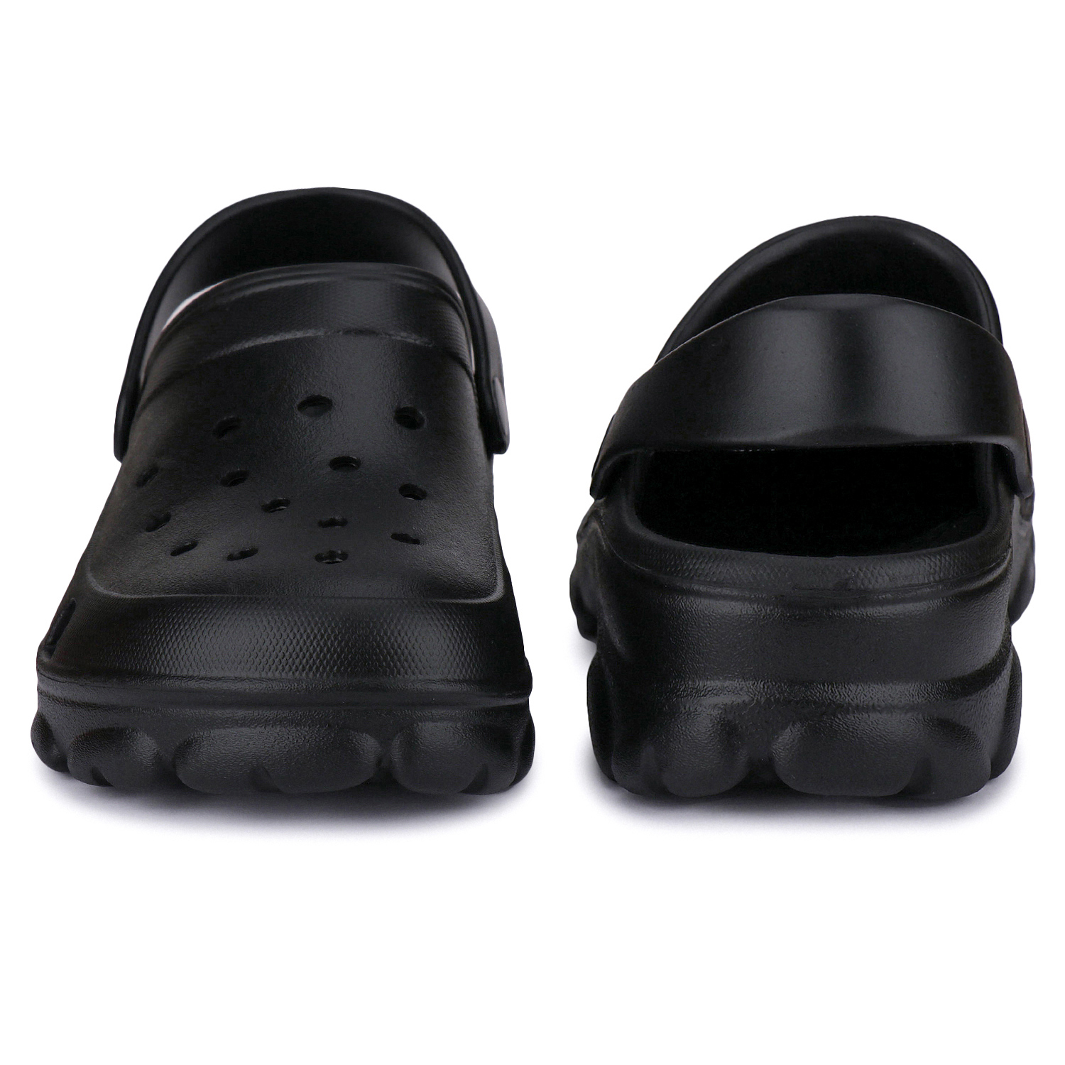 Bersache Lightweight Stylish Clog With High Quality Sole (6037) - Eva Outsole, Size 6x10, Black Color, Slip-on Type | Durable, Fashionable, Comfortable Sandals For Men, Indoor And Outdoor Use