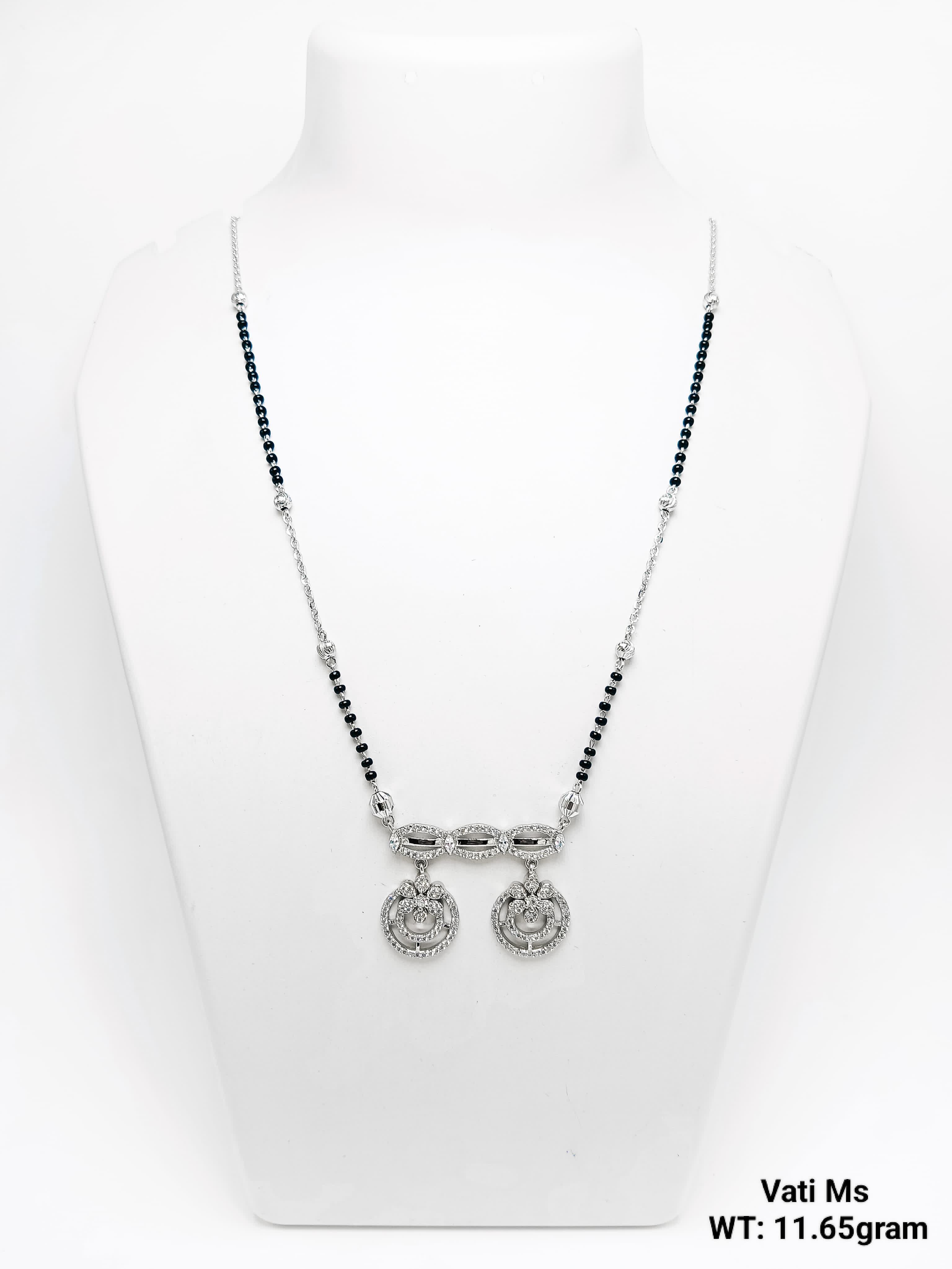 New Silver Vati Mangalsutra