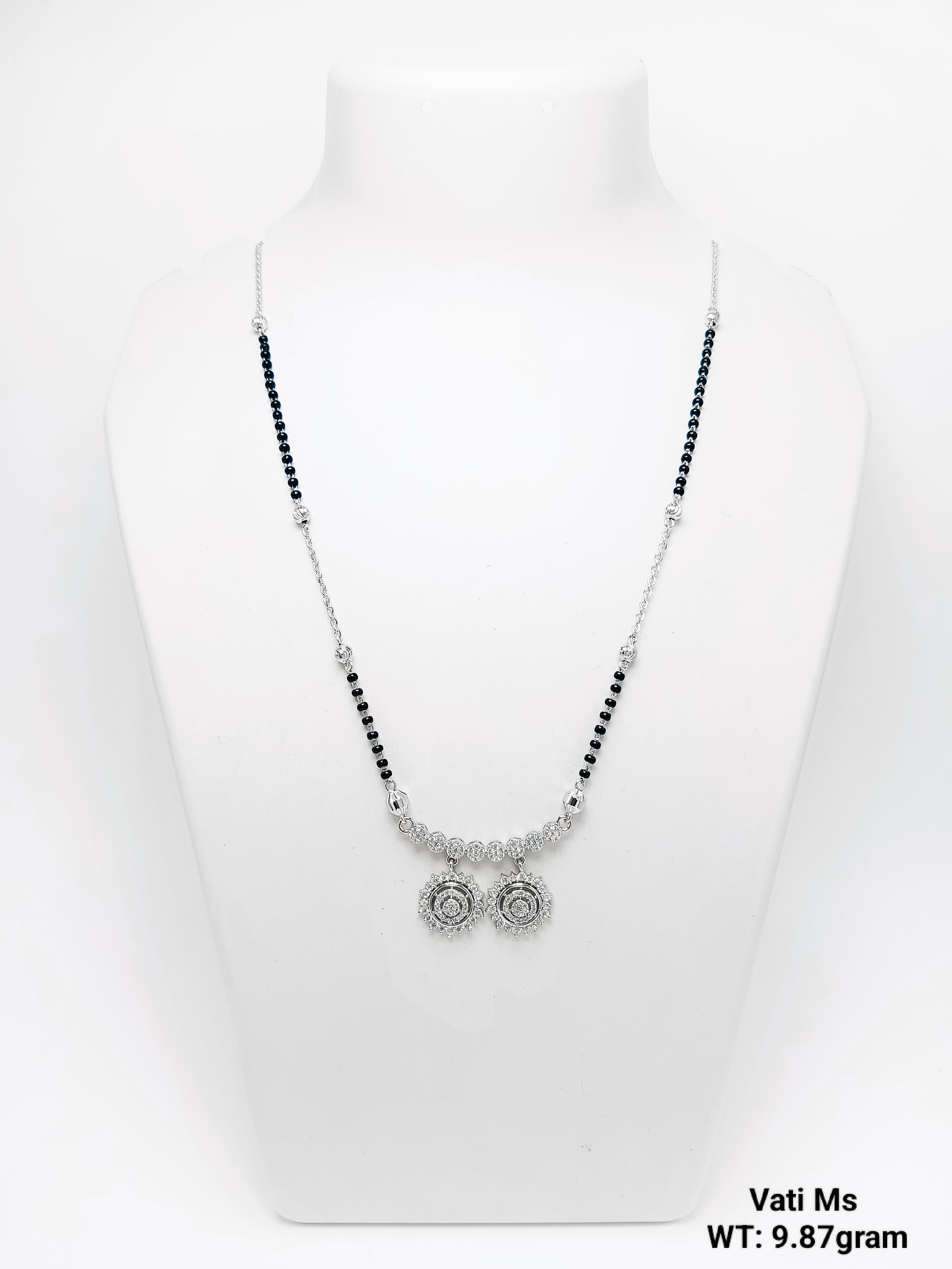 New Silver Vati Mangalsutra