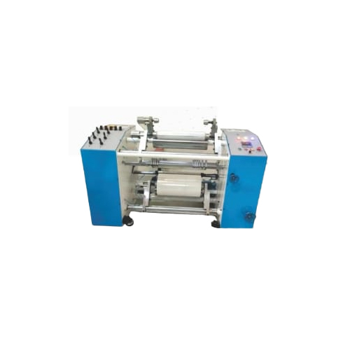 Pvc Cling Film Ld Cling Film Stretch Film Rewinding Machine - Color: Blue & White