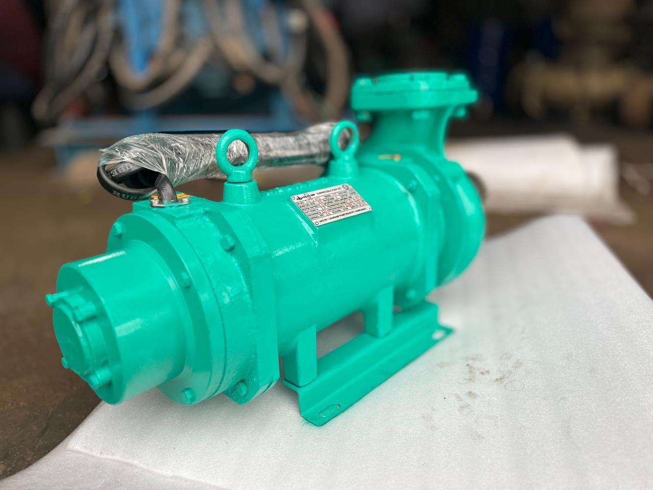 Horizontal Openwell Submersible Pump Set - Color: Green