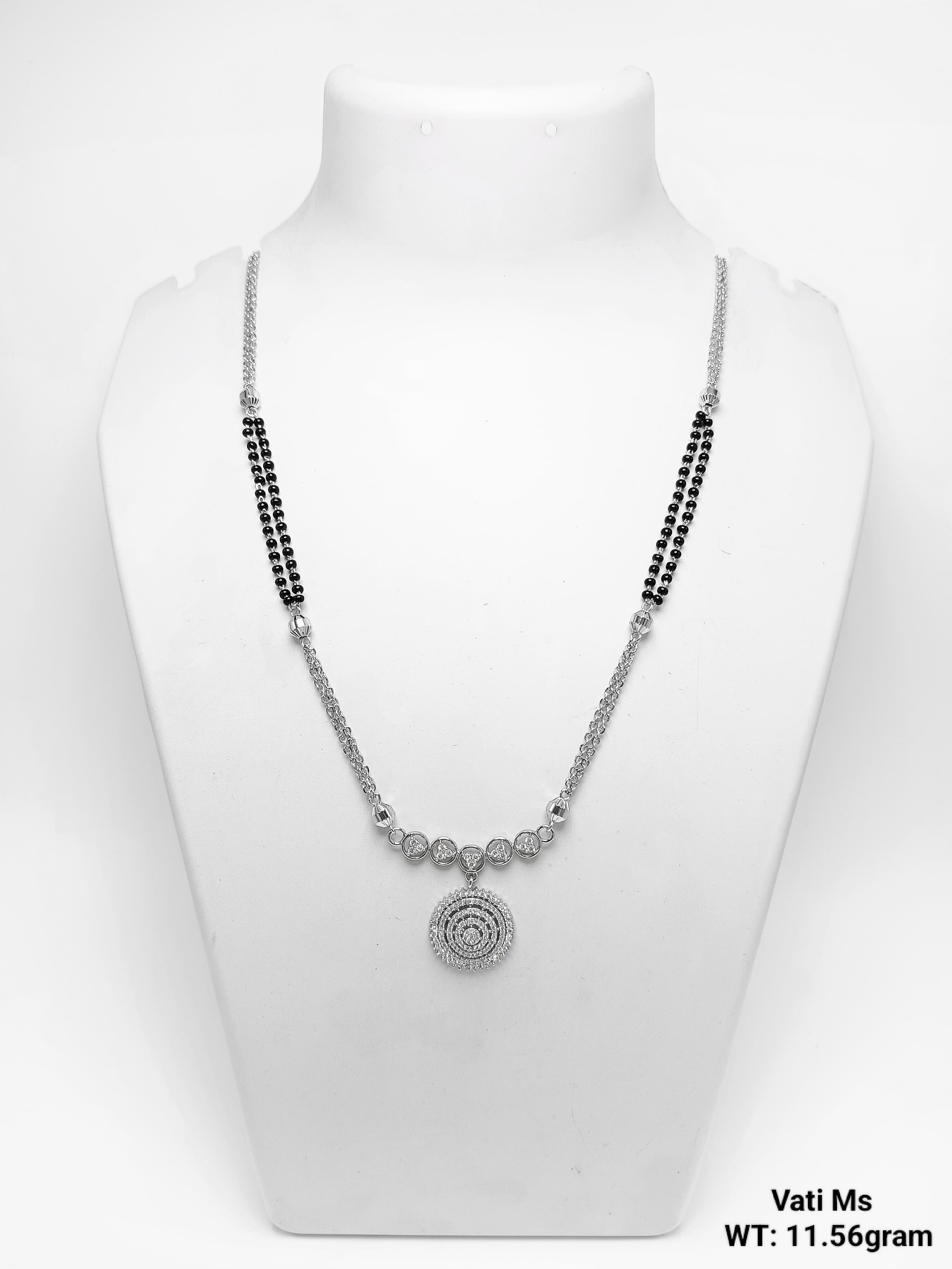 2024 New Design Silver Vati Mangalsutra