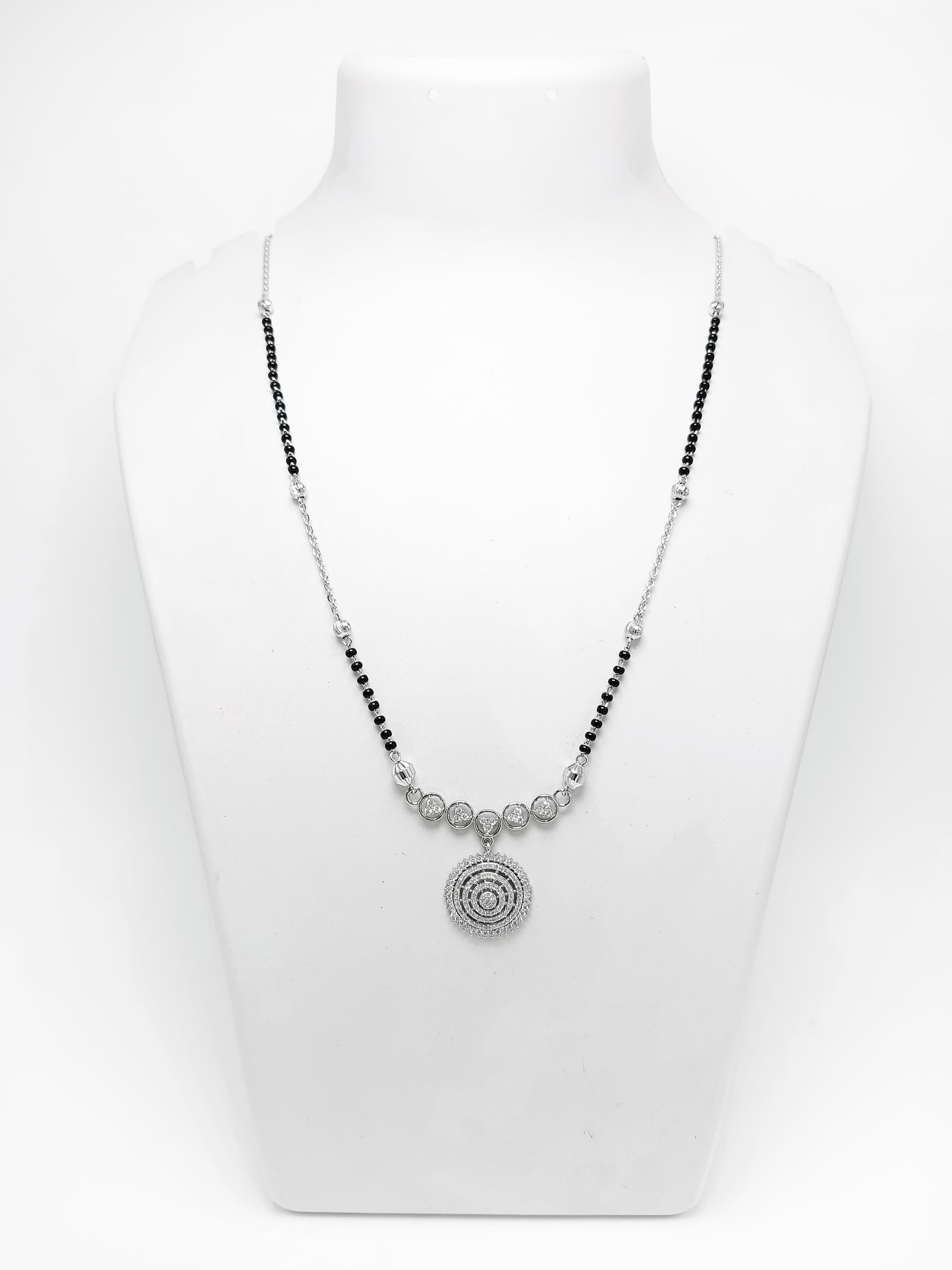 2024 New Design Silver Vati Mangalsutra