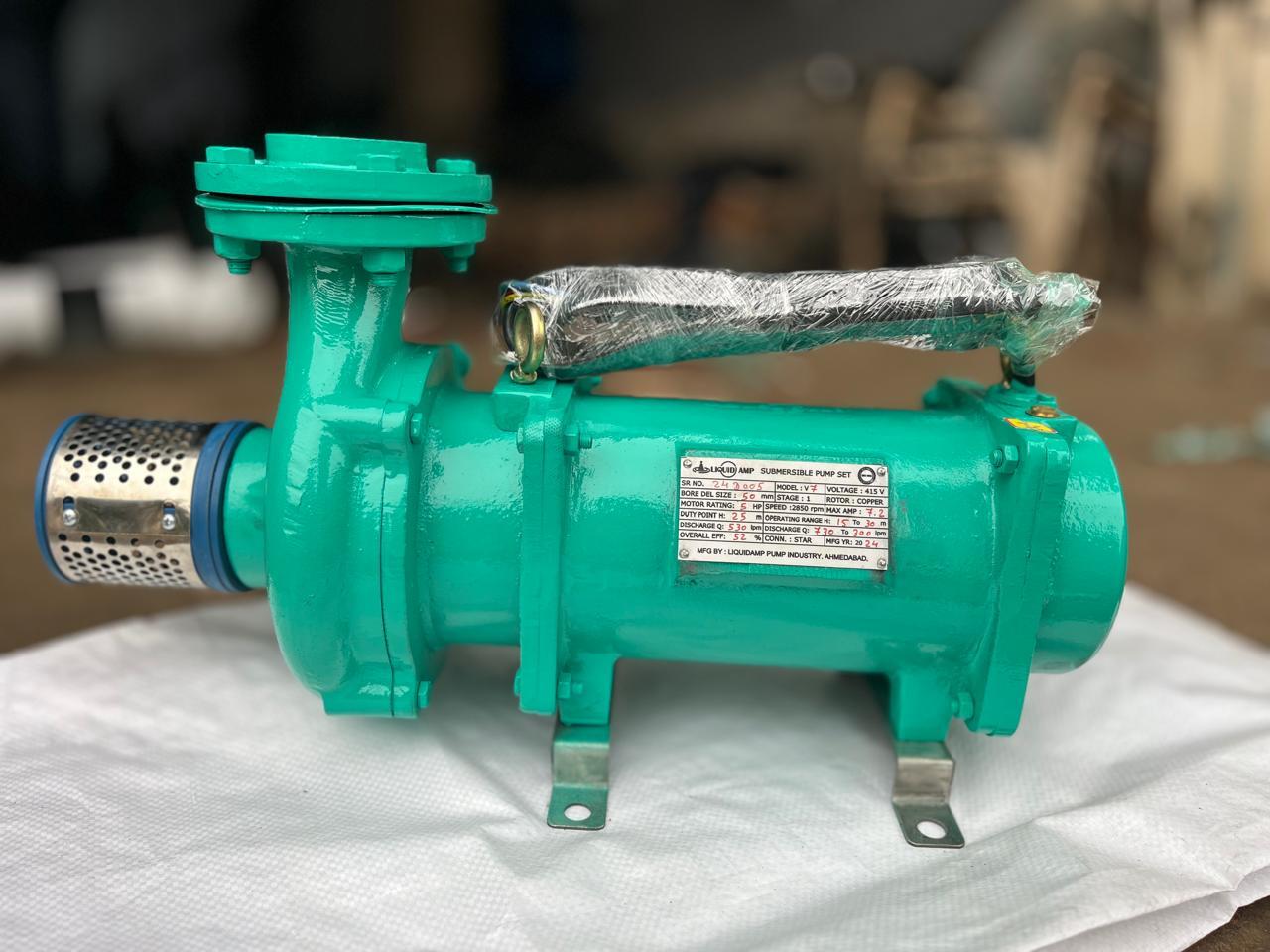 V7 Horizontal Openwell Submersible Pumpset - Color: Green