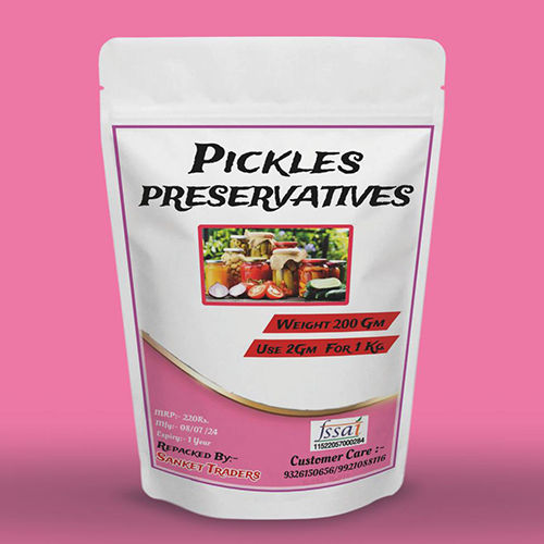 Pickles Preservatives - Application: Food