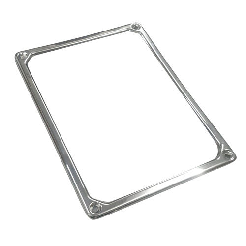 Steel Car Number Plate Frame - Stainless Steel, Four Wheeler Usage | Durable with Warranty