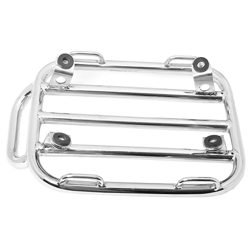 SS304 Luggage Carrier - Stainless Steel, Durable Design for Two-Wheeler Vehicles | Optimized for Heavy Load Capacity