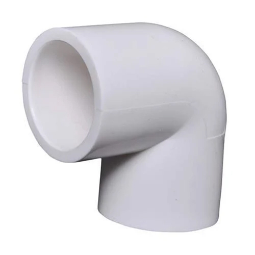 UPVC Fitting Elbow - UPVC Material, Various Sizes Available, White Color | Round Shape, High Pressure & Temperature Resistance, Easy Installation