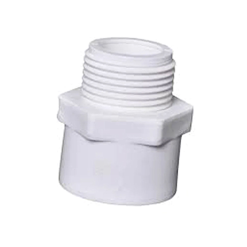 UPVC MTA Fitting - UPVC Material, Various Sizes, Classic White Color | Round Shape, Leak-Proof Design, Easy Installation