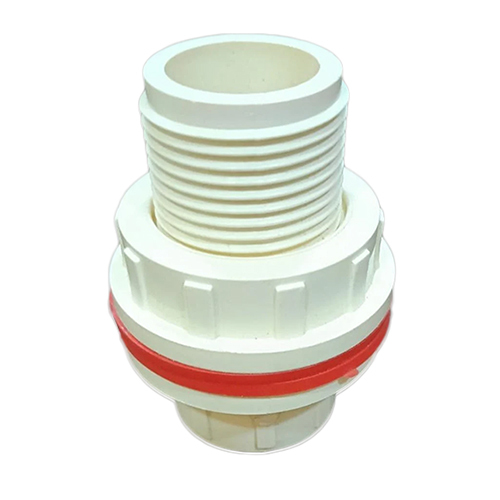 1 Inch UPVC Tank Nipple - UPVC Material, 1 Inch Diameter, Classic White Color | Leak-Proof Round Shape for Versatile Plumbing Applications