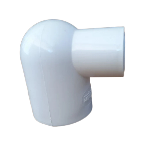 UPVC R Elbow - UPVC Material, Round Shape, Various Sizes | White Color, 90-Degree Connection for Plumbing Systems