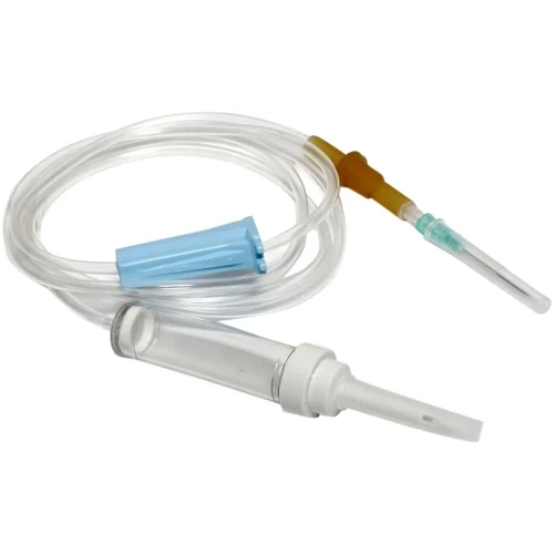 Iv Infusion Set Non Vented With Bulb Latex - Shelf Life: 5 Year Years