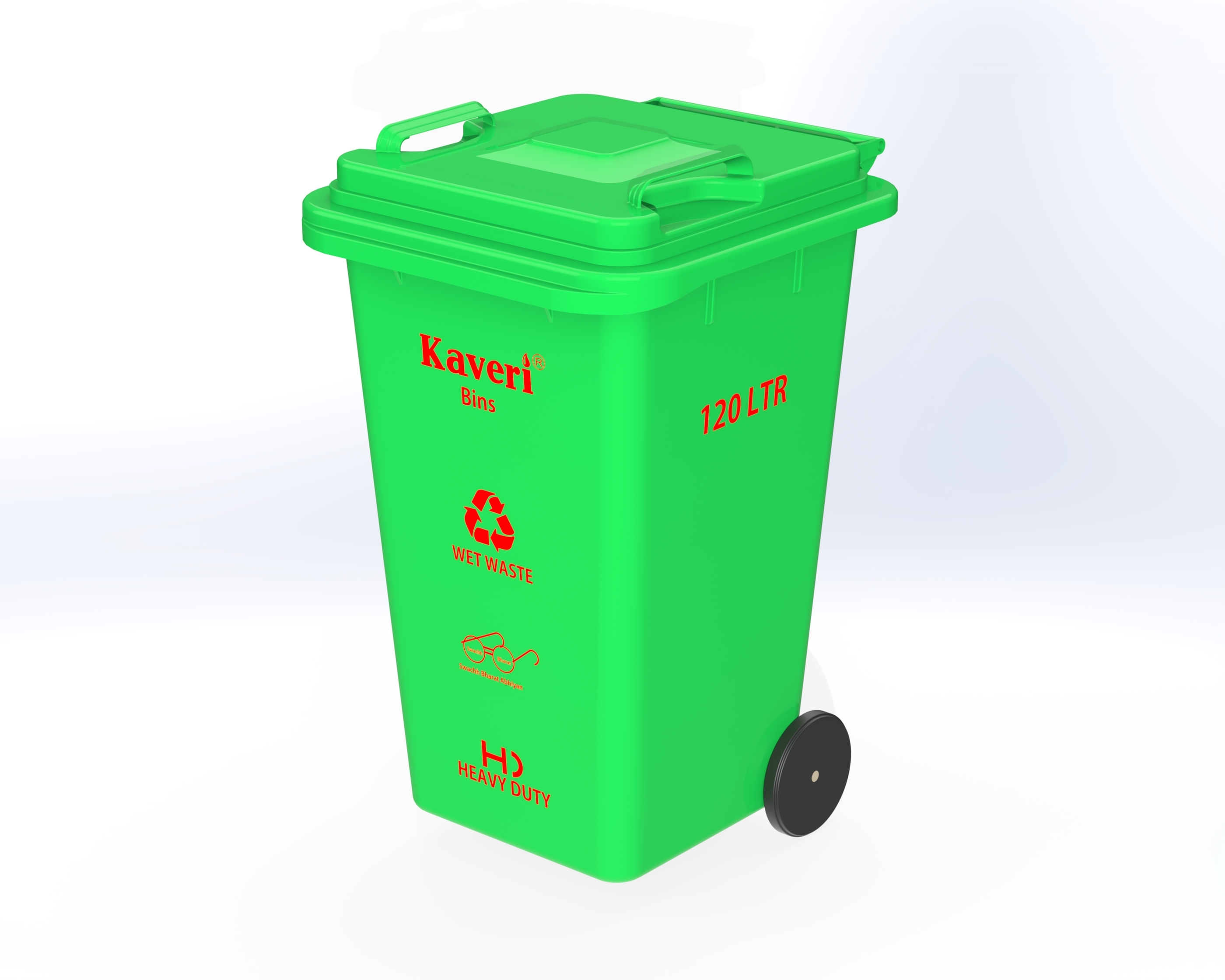 Kaveri Dustbins With Wheels - Automation Grade: No