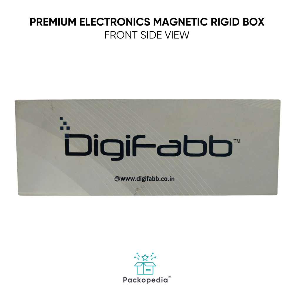 Premium Electronics Magnetic Rigid Box - Multicolour Rectangle Design, Customized Shape & Size With Foil Stamping And Spot Uv Finish, Laminated Surface