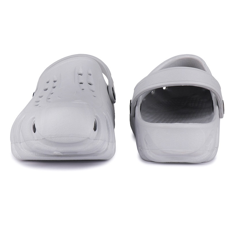Bersache Lightweight Stylish Clog With High Quality Sole (6059) - Eva Outsole, Size 6x10, Grey Color | Casual Slip-on Design For All Seasons