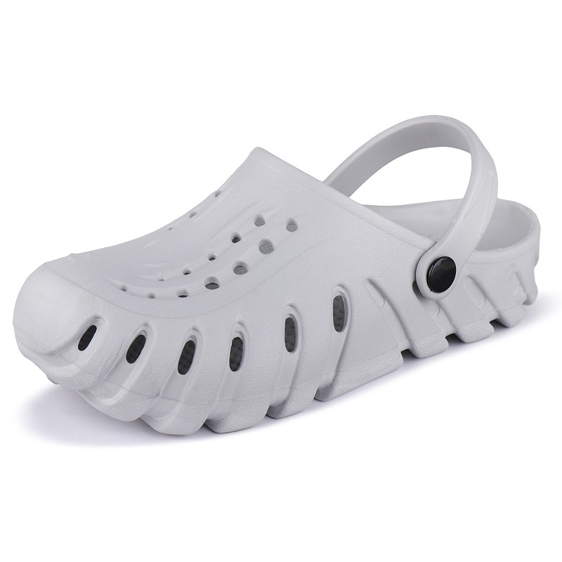 Bersache Lightweight Stylish Clog With High Quality Sole (6059) - Eva Outsole, Size 6x10, Grey Color | Casual Slip-on Design For All Seasons
