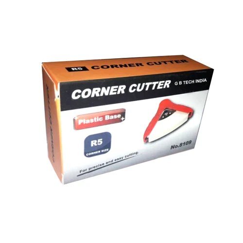 Manual Plastic Corner Cutter R5R10 - Industrial Use, 100x65x30 mm Size, Red Color | Lightweight 60 Grams, Precision Cutting Tool
